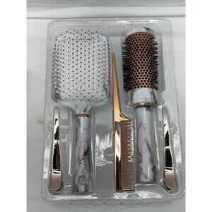 New Lily England marble pattern brush set